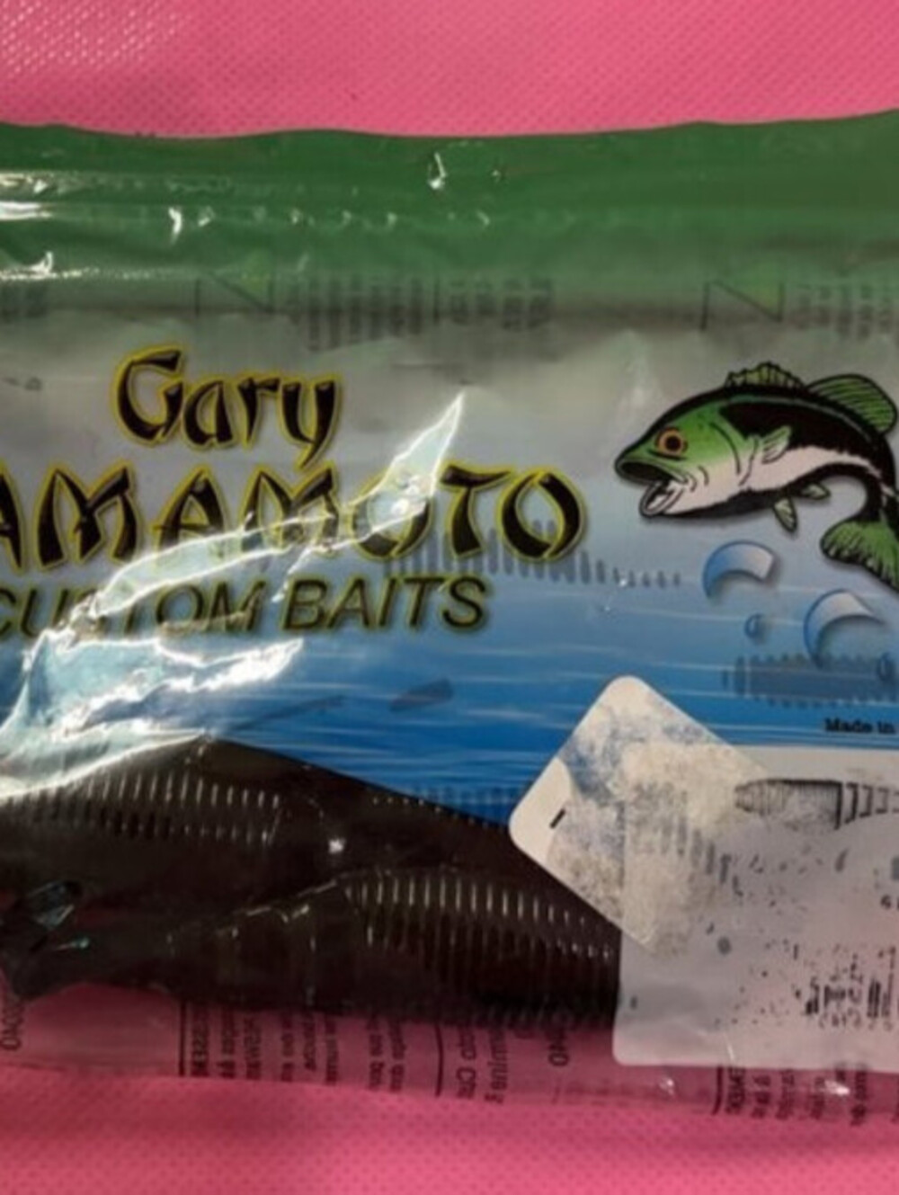 Gary Yamamoto Custom Baits Soft Plastic Fishing Lures New in Bag Never opened